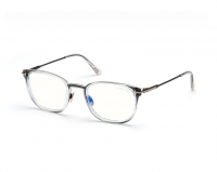 Оправа Tom Ford FT5694-B 001 (22-52-145), чёрный прозрачный золотистый