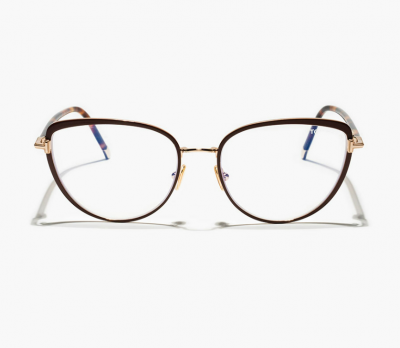 Оправа Tom Ford FT5741-B 048 (17-55-140), коричневый золотистый гавана