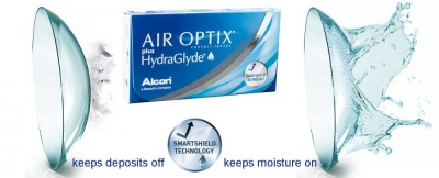 контактные линзы Air Optix HydraGlyde (ежемесячной замены)