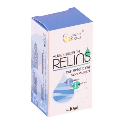 Капли глазные RELINS увлажняющие, 10 мл