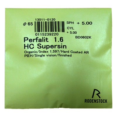 Rodenstock PERFALIT 1.6 HC Supersin