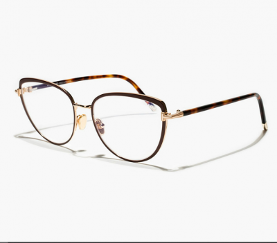 Оправа Tom Ford FT5741-B 048 (17-55-140), коричневый золотистый гавана