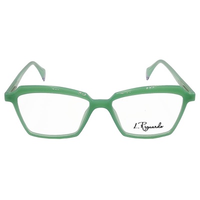 Женская пластиковая оправа L. Riguardo 94928 C2 (53-15-145), зелёный.